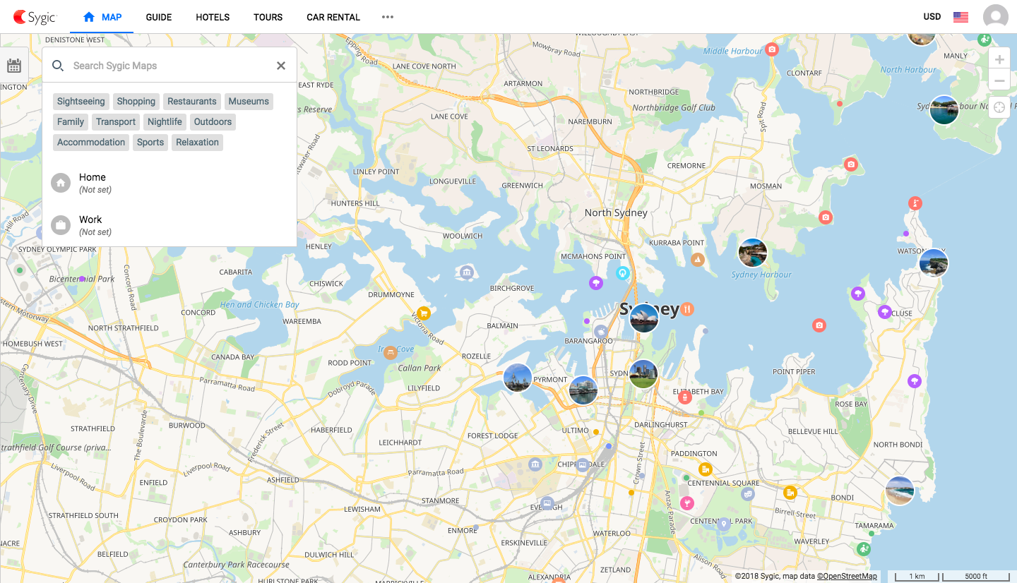 sygic travel login